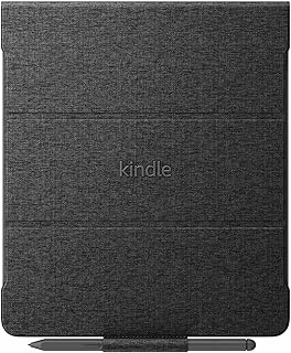 Чехол-книжка Amazon Kindle Scribe из ткани с магнитным креплением, элегантный защитный чехол — черный