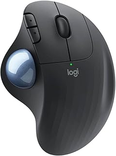 Беспроводная эргономичная USB-мышь Logitech M575 с трекболом, черная (910-005869)