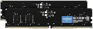 Комплект оперативной памяти Crucial 16 ГБ DDR5 (2x8 ГБ), 5600 МГц, для настольных компьютеров, UDIMM 288-контактный, совместим с процессорами Intel Core и AMD Ryzen 7000 - CT2K8G56C46U5