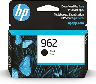 Черный картридж HP 962 для принтеров HP | Совместим с принтерами серий: OfficeJet 9010, Pro 9020 | Подходит для программы Instant Ink | 3HZ99AN
