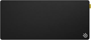 Игровой коврик для мыши SteelSeries QcK XL Performance Control — Повышенная плотность для плавного скольжения — Низкопрофильная прострочка по краям — Нескользящая неопреновая основа — 15,75 x 34,43 дюйма — FPS, MOBA, RTS, MMO