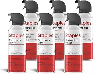 Пылесосы Staples Electronics, баллончики со сжатым воздухом (6 шт.)