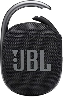 JBL Clip 4 — портативная Bluetooth-колонка со встроенным аккумулятором, водонепроницаемая и пылезащитная (IP67), компактный размер и отличное звучание. — Черный.