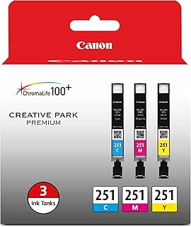 Оригинальный трехцветный комплект картриджей Canon CLI-251, совместимый с принтерами MG6320, iP7220 и MG5420, MX922, MG7120, MG6420, MG5520, iX6820, iP8720, MG7520, MG6620 и MG5620 (опционально).