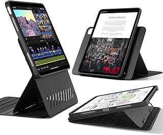 Чехол ESR для iPad Air 13 дюймов (2025/2024) M3/M2, съемная магнитная крышка, регулируемая подставка для портретной/альбомной ориентации с приподнятым экраном, 9 углов наклона, серия Shift, черный.