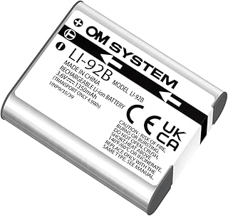 Аккумуляторная литий-ионная батарея OM System LI-92B для камер Tough TG-5, Tough TG-6 и Tough TG-7