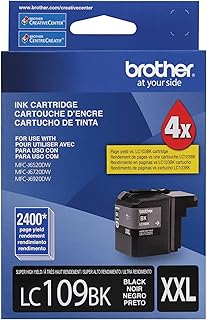 Сверхвысокопроизводительный струйный картридж для принтера Brother — черный (LC109BK)