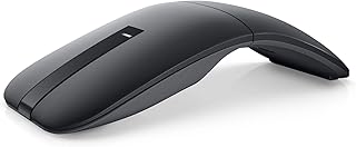 Беспроводная мышь Dell MS700 с Bluetooth – Bluetooth 5.0, Microsoft Swift Pair/Dell Pair (только для Windows 10 и 11), оптический светодиодный датчик, сенсорная прокрутка с новейшим контроллером Touch Controller – черная
