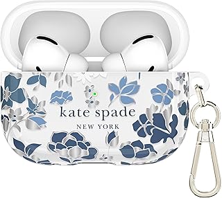 Чехол для AirPods Pro от Kate Spade New York с брелоком — цвет «Цветочная клумба», совместим с AirPods Pro 2-го и 1-го поколений.