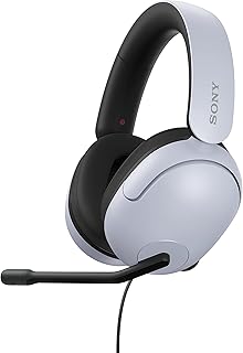 Игровые проводные наушники Sony INZONE H3 с микрофоном, для PS5, накладные, с персонализированным объемным звуком 360°, сертифицированы Discord, модель MDR-G300 (белые)