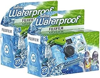 Одноразовые водонепроницаемые подводные фотоаппараты Fujifilm QuickSnap 35 мм для использования в бассейне, комплект из 2 штук.