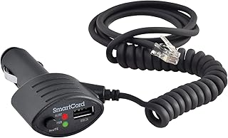 Официальный USB-кабель Escort Cobra SmartCord, полупрямой, полуспиральный, с USB-портом для зарядки, совместим со всеми современными детекторами обнаружения насекомых Escort и Cobra, устанавливаемыми на лобовое стекло, а также с устройствами Apple и Android.