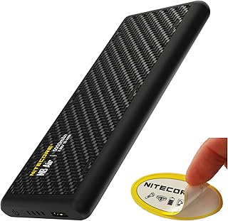 Ультралегкий и тонкий внешний аккумулятор Nitecore NB Air 5000 мАч с портом USB-C для телефонов, смарт-часов, наушников, фонариков и налобных фонарей.