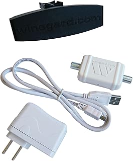 Предусилитель Winegard LNA-200 Boost XT HDTV, усилитель телевизионной антенны, цифровой усилитель HD VHF UHF, черный.