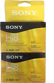Видеокассеты Sony Hi-8 HMPD (2 шт.), 120 минут