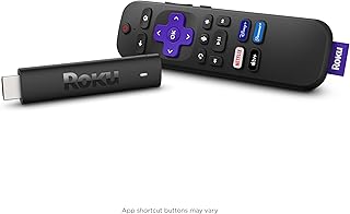 Roku Streaming Stick 4K - HDR & D. Vision Roku Streaming Device for TV with Voice Remote & Long-Rash Wi-Fi - Free & Live TV (Renewed)
