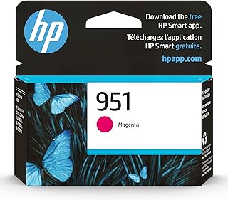 Картридж HP 951 с пурпурными чернилами | Совместим с принтерами HP OfficeJet 8600, HP OfficeJet Pro 251dw, 276dw, 8100, 8610, 8620, 8630 серии | Подходит для программы Instant Ink | CN051AN