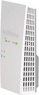Усилитель сигнала WiFi Mesh NETGEAR EX6400 — покрытие до 2100 кв. футов и 35 устройств, двухдиапазонный усилитель и ретранслятор сигнала AC1900 (скорость до 1900 Мбит/с), а также функция интеллектуального роуминга Mesh.
