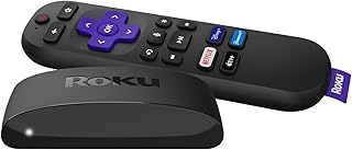 Roku Express 4K+ | Устройство для потоковой передачи HD/4K/HDR с голосовым пультом дистанционного управления, управлением телевизором, быстрым Wi-Fi, высококачественным кабелем HDMI и простой настройкой.