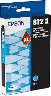 Картридж EPSON 812 DURABrite Ultra Ink High Capacity Cyan (T812XL220-S) совместим с принтерами WorkForce Pro WF-7310, WF-7820, WF-7840, WorkForce EC-C7000.