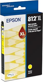 Картридж Epson 812 DURABrite Ultra Ink High Capacity Yellow (T812XL420-S) совместим с принтерами Workforce Pro WF-7310, WF-7820, WF-7840, Workforce EC-C7000.