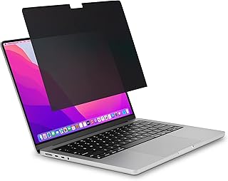 Магнитная защитная пленка Kensington MP14 для MacBook Pro 14 дюймов (2021-2024, M1, M2, M3, M4, Pro, Max), съемная защитная пленка для ноутбука, защита от бликов и синего света для MacBook Mac.