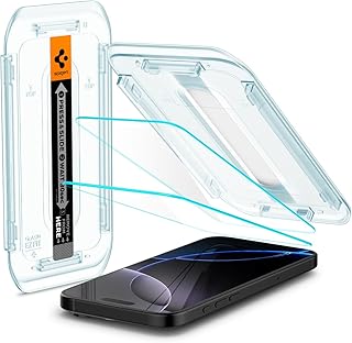 Защитная пленка из закаленного стекла Spigen [GlasTR EZ FIT], разработанная для iPhone 16 Pro [2 шт.]