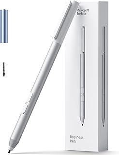 Стилус Microsoft Surface Pen для Surface Pro 11, для серий Surface Pro/Go/Laptop/Book/Studio, с запасным наконечником, чувствительность к нажатию 1024, платиновый цвет, модель 1896