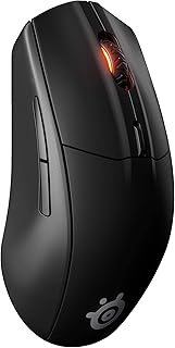 Игровая беспроводная мышь SteelSeries Rival 3 – более 400 часов автономной работы – поддержка двух беспроводных сетей: 2,4 ГГц и Bluetooth 5.0 – ресурс 60 миллионов нажатий – оптический сенсор TrueMove Air 18 000 CPI, черный цвет.
