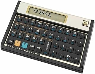 Финансовый калькулятор HP 12C — черно-золотой