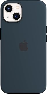 Силиконовый чехол для Apple iPhone 13 с MagSafe – цвет «Бездна» (Abyss Blue).