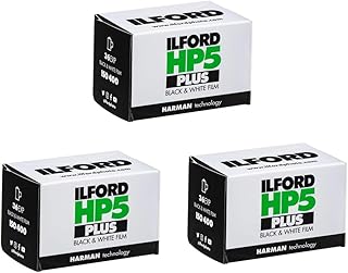 Пленка для черно-белой фотопечати Ilford 1574577 HP5 Plus, 35 мм, ISO 400, 36 кадров (упаковка из 3 шт.)