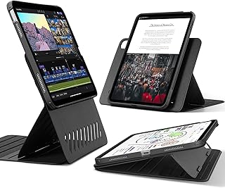Чехол ESR для iPad A16, чехол для iPad 11-го/10-го поколения (2025/2022), съемная магнитная крышка, регулируемая подставка для портретной/альбомной ориентации с приподнятым экраном, 9 углов наклона, черный