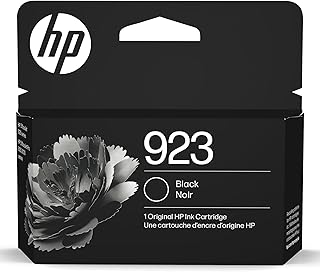 Черные чернильные картриджи HP 923 для принтеров | Совместимость с сериями принтеров: OfficeJet 8120, OfficeJet Pro 8130 | Подходят для программы Instant Ink | 4K0T3LN