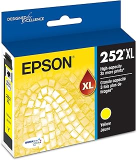 Картридж EPSON 252 DURABrite Ultra Ink High Capacity Yellow (T252XL420-S) совместим с принтерами WorkForce WF-3620, WF-3640, WF-7110, WF-7610, WF-7620, WF-7710, WF-7720, WF-7210.