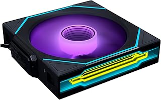 Вентилятор Lian Li UNI Fan SL-Infinity Wireless - 120 шт. в упаковке - управление по беспроводной связи 2,4 ГГц - ARGB-подсветка - двойное зеркало бесконечности - низкий уровень шума - контроллер НЕ входит в комплект и не требуется - черный (12SLIN1W1B)