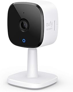 Внутренняя камера видеонаблюдения eufy Security C120 | Подключаемая камера видеонаблюдения 3 МП | Разрешение 2K с Wi-Fi | IP-камера | Совместимость с голосовым помощником | Ночное видение | Двусторонняя аудиосвязь | Совместимость с HomeBase 3 | Аудио- и датчик движения