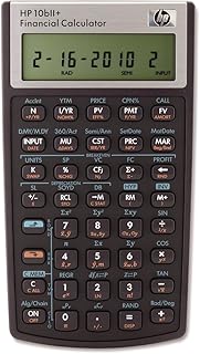 Финансовый калькулятор HP 2716570 10bII+, 12-разрядный ЖК-дисплей.
