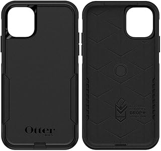 Чехол OtterBox для iPhone 11 серии Commuter — черный, тонкий и прочный, удобный для ношения в кармане, с защитой портов.