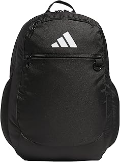 Спортивный рюкзак adidas Striker Team для футбола и других видов спорта, сумка для тренировок для мужчин и женщин, черный/3.0 (36 л), один размер.