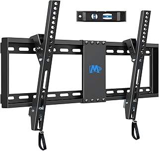 Крепление для телевизора Mounting Dream, сертифицированное UL, подходит для большинства телевизоров с диагональю 37-75 дюймов, универсальное настенное крепление с наклоном, подходит для стоек 16", 18", 24 дюйма, грузоподъемность 132 фунта, максимальное крепление VESA 600 x 400 мм, низкопрофильный плоский кронштейн для настенного монтажа.