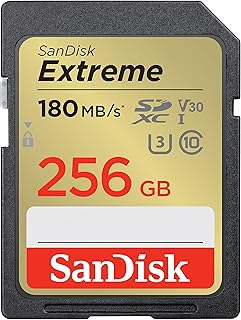 Карта памяти SanDisk Extreme SDXC UHS-I 256 ГБ - C10, U3, V30, 4K, UHD, SD Card - SDSDXVV-256G-GNCIN