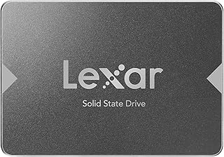 Внутренний твердотельный накопитель Lexar NS100 SSD 512 ГБ, 2,5 дюйма, SATA III, скорость чтения до 550 МБ/с, серый (LNS100-512RBNA)
