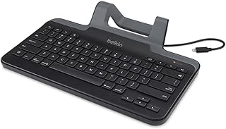 Проводная клавиатура Belkin B2B130 для планшетов iPad с подставкой и разъемом Lightning.