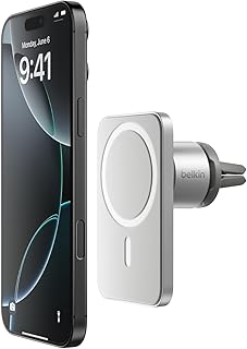Крепление для iPhone Belkin MagSafe Vent Mount Pro MagSafe для автомобиля - серебристое