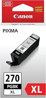 Оригинальный пигментный черный картридж Canon PGI-270XL, совместимый с принтерами MG6820, MG6821, MG6822, MG5720, MG5721, MG5722, MG7720, TS5020, TS6020, TS8020 и TS9020 (опционально).