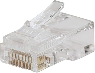 Модульный проходной разъем для передачи данных Klein Tools VDV826-703, RJ45 CAT6, позолоченный, 50 шт.