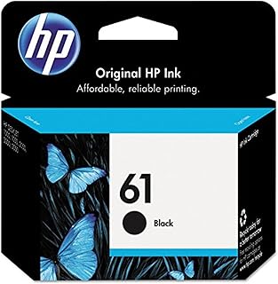 Черный картридж HP 61 | Совместим с принтерами серий: DeskJet 1000, 1010, 1050, 1510, 2050, 2510, 2540, 3000, 3050, 3510; ENVY 4500, 5530; OfficeJet 2620, 4630 | Подходит для программы Instant Ink | CH561WN