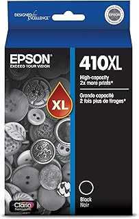 EPSON 410 Claria Premium Ink High Capacity (T410XL020) Совместим с принтерами Expression Premium XP-530, XP-630, XP-640, XP-7100, XP-830.