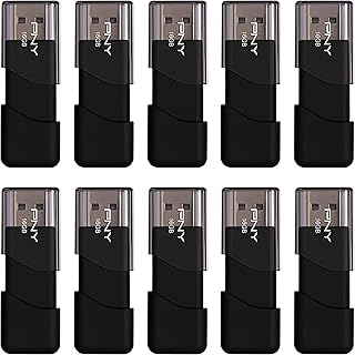 Флеш-накопители PNY Attaché 3 USB 2.0, 16 ГБ, черные, 10 штук (упаковка из 1 шт.)